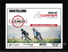 Tablet Screenshot of bikecorner.ch